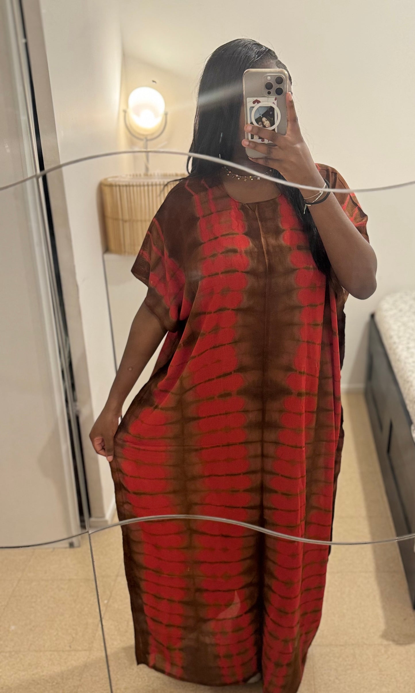 Robe Rouge - Marron