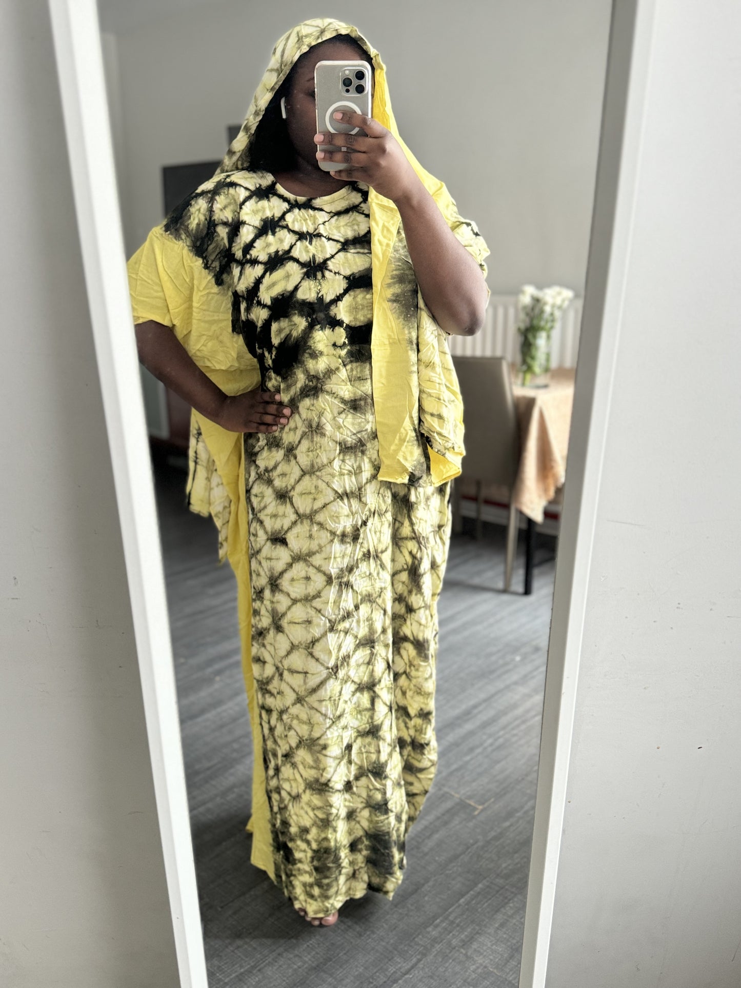 Robe Maxi Foulard Jaune citron