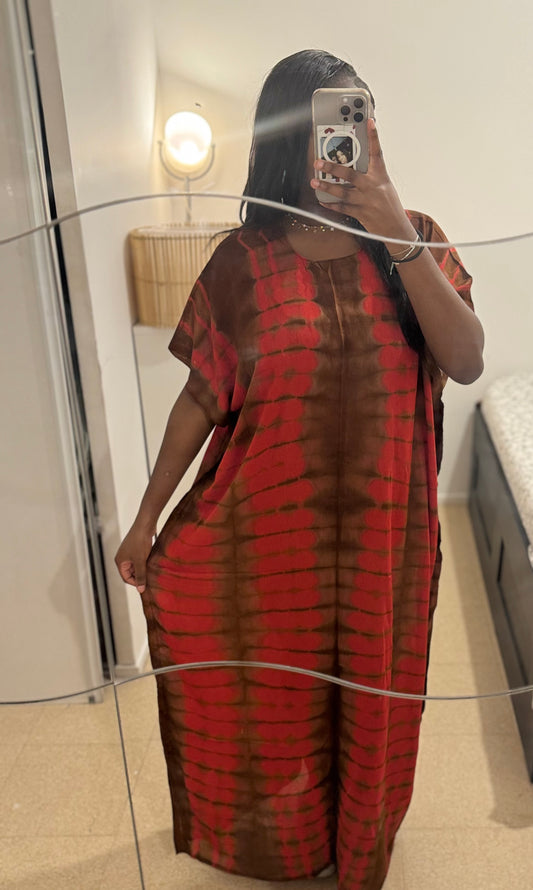 Robe Rouge - Marron