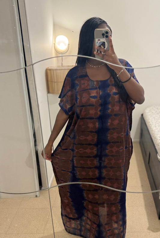 Robe Marron - Bleu Nuit