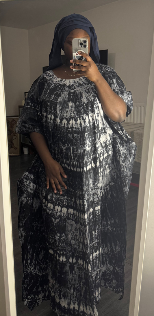 Boubou Blanc Noir