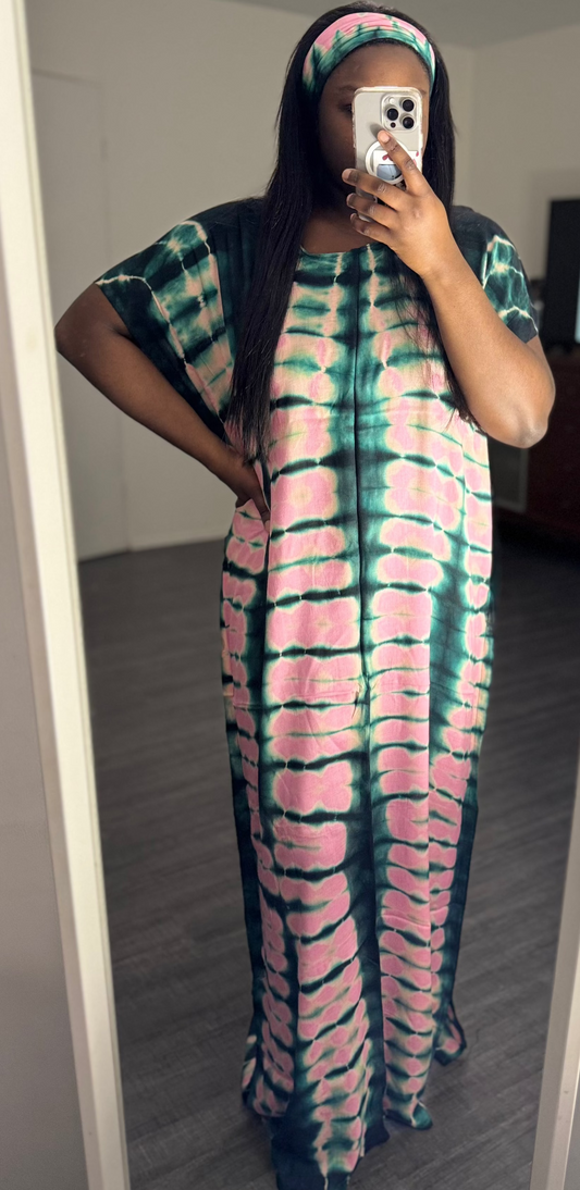 Robe Rose Bonbon-Verte